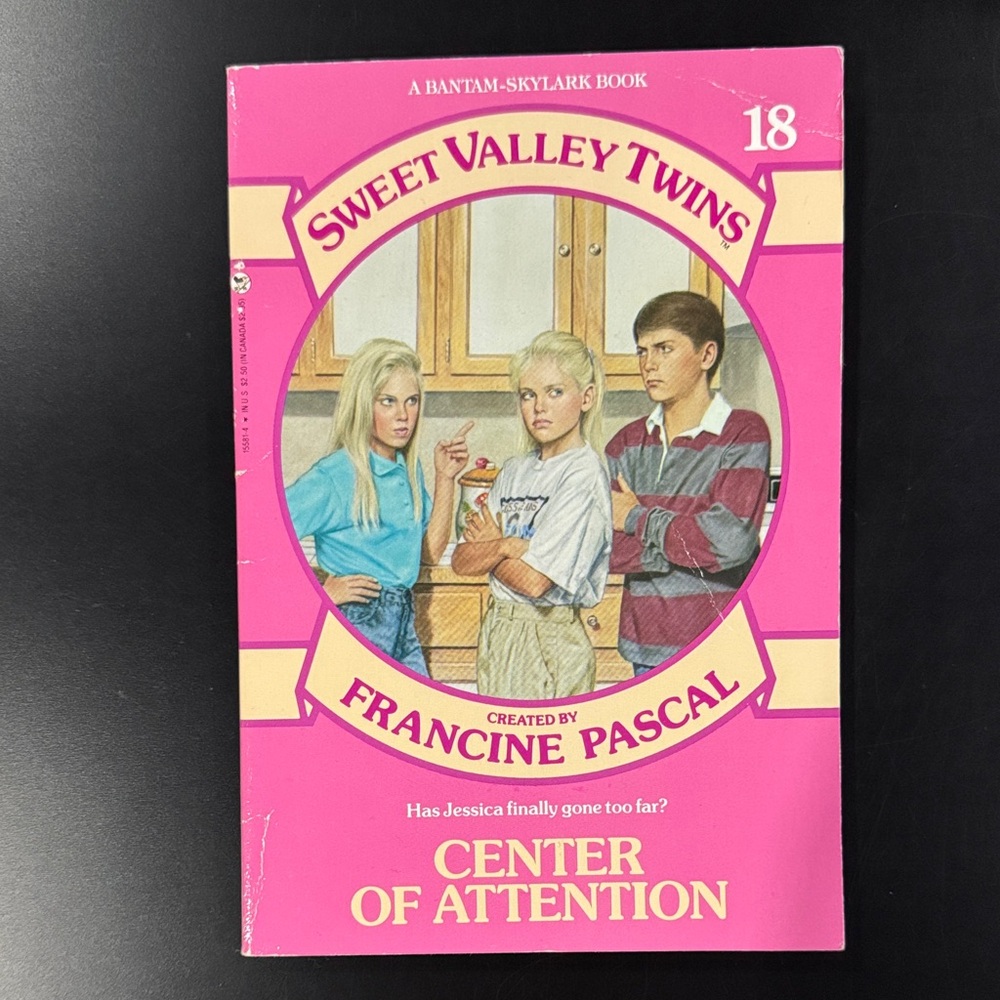 Sweet Valley Twins #18: Center of Attention - Vintage Paperback Novel